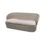 Cane-line Coast 2,5-Sitzer-Sofa, Sand, Sitzkissen Natté Sand