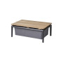 Cane-line Conic Boxtisch, Teak/Grau