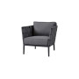 Cane-line Conic Loungesessel, Grau