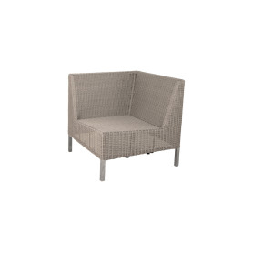 Cane-line Connect Eckmodul für Dining-Lounge, Taupe