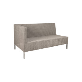 Cane-line Connect modulo divano a 2 posti destro per dining lounge, tortora