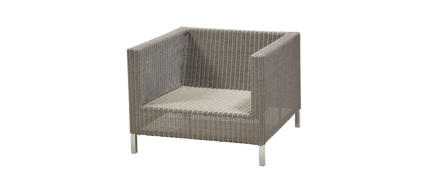 Cane-line Connect poltrona lounge, tortora