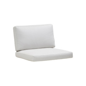 Cane-line Connect single seater module cushion set, Natté White