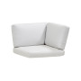 Cane-line Connect corner module cushion set, Natté White