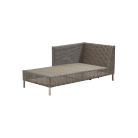 Cane-line Connect chaise lounge module right, taupe