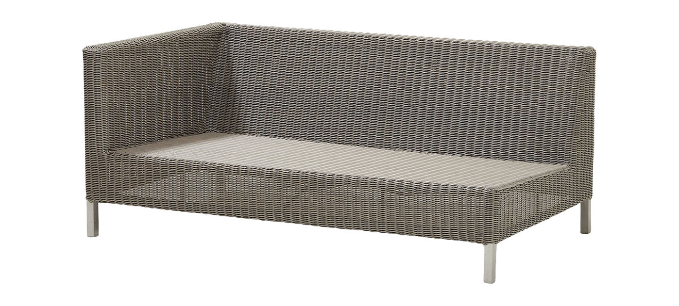Cane-line Connect desni modul dvoseda, taupe