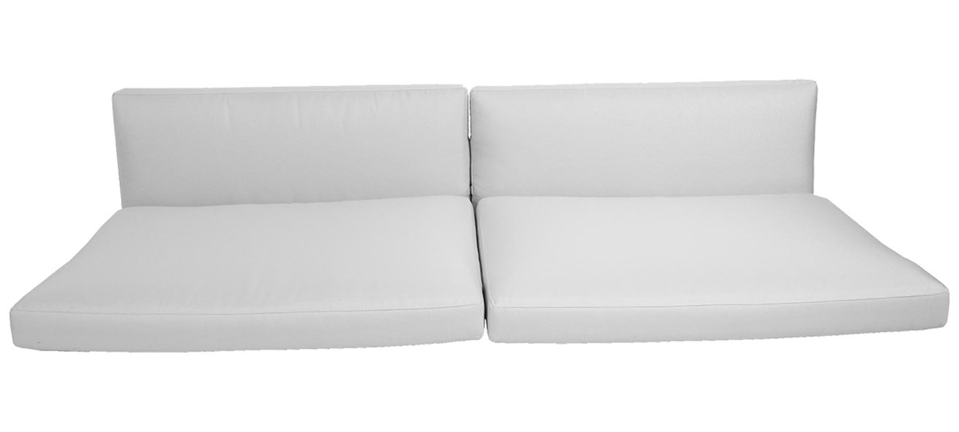 Cane-line Connect Kissenset für 3-Sitzer-Sofa, Natté Weiß