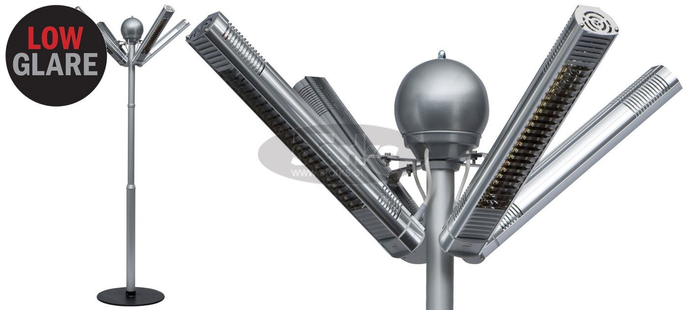 TERM 2000 TOWER PALMS IP67 samostoječi infracrveni grijač