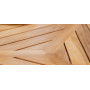 Cane-line Define round dining table, close-up