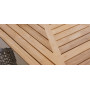 Cane-line table top 180 x 100 cm, teak, geometric, close-up