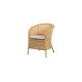 Cane-line Derby blagovaonska stolica, prirodna, jastuk za sjedalo Free taupe, Cane-line Weave
