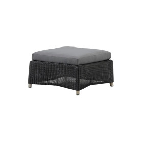 Cane-line Diamond tabure za noge, grafitna/siva, Cane-line Weave