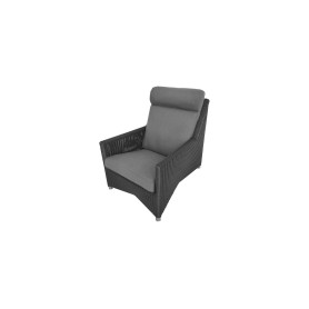 Cane-line Diamond poltrona con schienale alto, grafite/grigio, Cane-line Weave