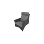 Cane-line Diamond poltrona con schienale alto, grafite/grigio, Cane-line Weave