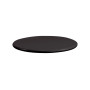 Cane-line table top Ø 45 cm, aluminium, lava grey