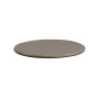 Cane-line table top Ø 45 cm, aluminium, taupe