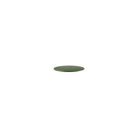 Cane-line piano del tavolo Ø 60 cm, alluminio, verde scuro