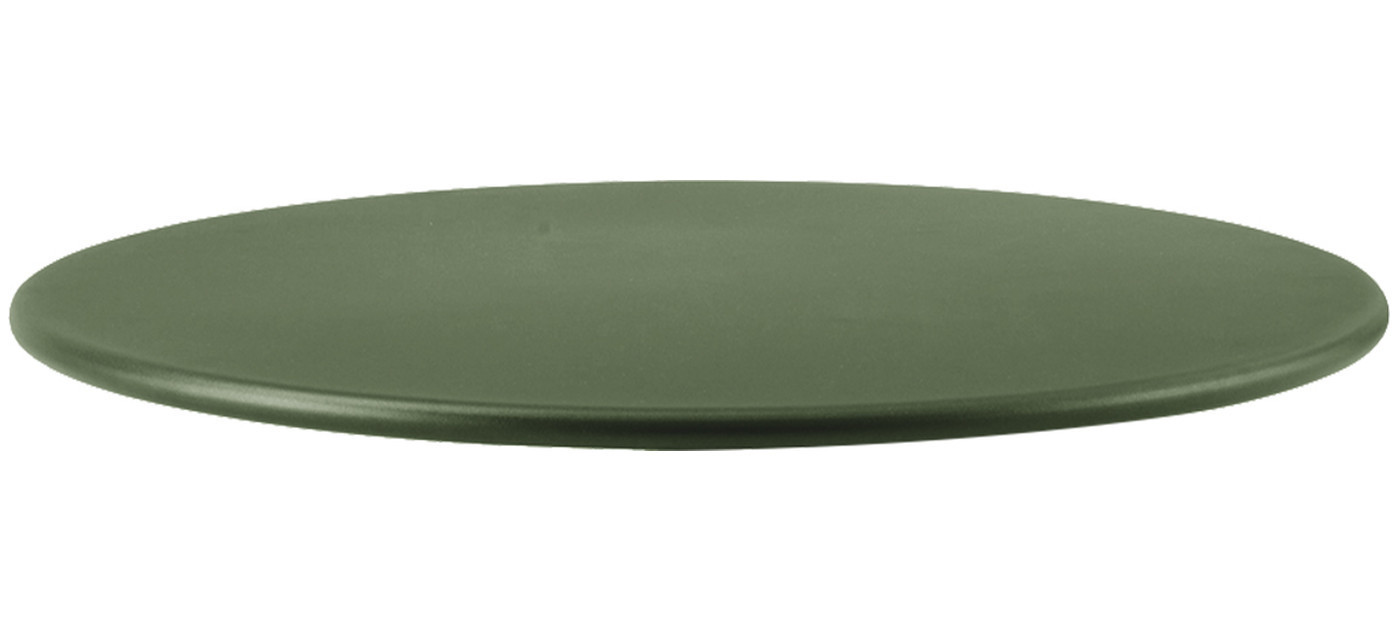 Cane-line table top Ø 80 cm, aluminium, dark green
