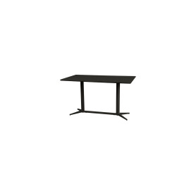 Cane-line Drop kafe stol, pravokutni, lava siva, 130 x 75 cm, aluminij, lava siva