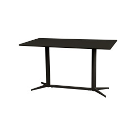 Cane-line table top 130 x 75 cm, aluminium, lava grey