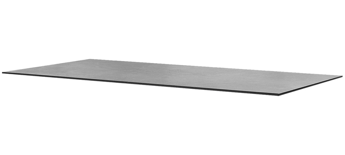 Cane-line table top 200 x 100 cm, ceramic (P200X100CO), fossil black