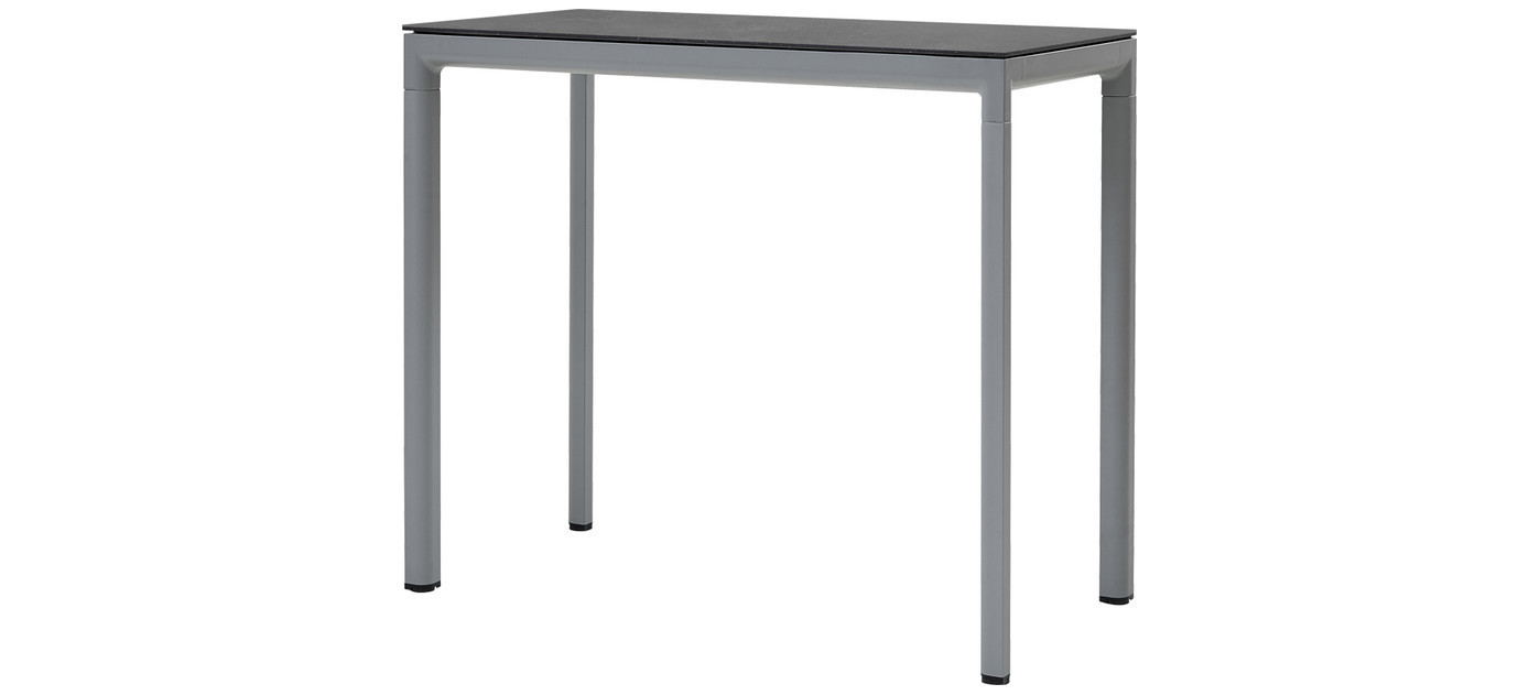 Cane-line table top 150 x 75 cm, ceramic, fossil black