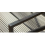 Cane-line Edge jedilna miza z 120 cm podaljškom, detajl