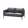 Cane-line Encore dvosed, bordo/temno siva/siva