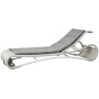 Cane-line Escape lettino, grigio bianco, cuscino Natté grigio