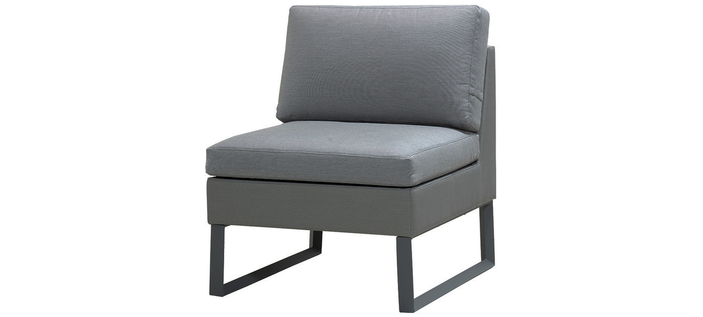 Cane-line Flex single module, grey/grey