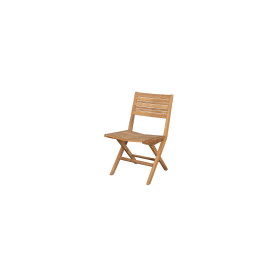 Cane-line Flip folding chair without armrests, teak
