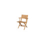 Cane-line Flip sedia pieghevole con braccioli, teak