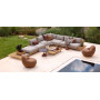 Cane-line Gem Loungesessel mit Drehgestell aus Teak