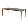 Cane-line Aspect dining table, teak, 210 x 100 cm, ceramic, Fossil black