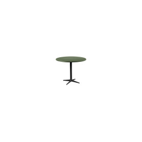 Cane-line Drop kafe stol, lava siva, Ø 80 cm, aluminij, tamnozelena