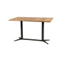 Cane-line Drop Bistrotisch, rechteckig, Lavagrau, 130 x 72 cm, Teak