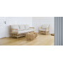 Sika-Design Caroline sofa, Polirana prirodna (ratan), ambijent 2
