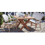 Sika-Design Isabell poltroncina, Bianco con pois cappuccino, ambiente 4