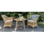 Sika-Design Charlot Exterior Stuhl, Natur (ALU), Ambiente
