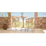 Sika-Design Emma Exterior Barhocker, Natur (ALU), Ambiente