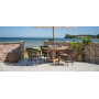 Sika-Design Emma Exterior stolica, Smeđa (ALU), ambijent 2