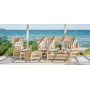 Sika-Design Dawn Exterior lounge chair, Natural (ALU), ambient 3