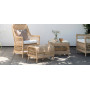 Sika-Design Dawn Exterior footstool, Natural (ALU), ambient 4