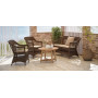 Sika-Design Charlot Exterior divano a 2 posti, Marrone (ALU), ambiente