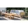 Sika-Design Carrie Exterior 3-Sitzer-Sofa, Natur (ALU), Ambiente 2