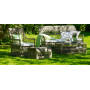 Sika-Design Dawn Exterior divano a 3 posti, Antico (ALU), ambiente 2