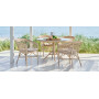 Sika-Design Grace Exterior blagovaonski stol, Prirodna (ALU), ambijent 3