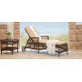 Sika-Design Daisy Exterior Sonnenliege, Braun (ALU), Ambiente