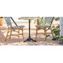 Sika-Design Bistro Exterior table base with 3 legs, ambient 2
