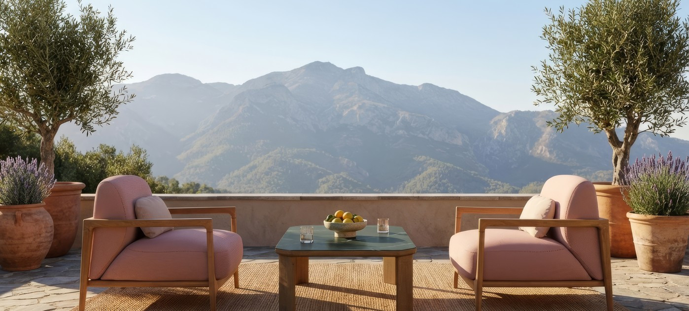 Barlow Tyrie Harmony Club lounge fotelja, ambijent